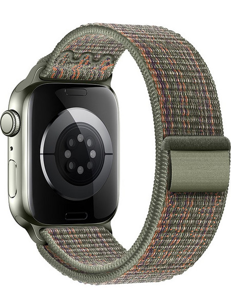 Hoco Watchband WA25 Λουράκι Υφασμάτινο Dark Green / Orange (Apple Watch 38 / 40 / 41mm)