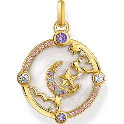 Thomas Sabo Γυναικείο Μενταγιόν Φεγγάρι Xρυσό PE954-565-7