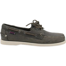 Sebago Ανδρικά Μοκασίνια Boat Shoes Δερμάτινα Ανθρακί L70015HO-917