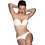 Luna Σουτιέν Strapless Push Up χωρίς Μπανέλα Λευκό 1187