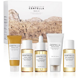 Skin1004 Madagascar Centella Light Cleansing Oil 30ml + Ampoule Foam 20ml + Toning Toner 30ml + Ampoule Serum 30ml + Soothing Cream 30ml