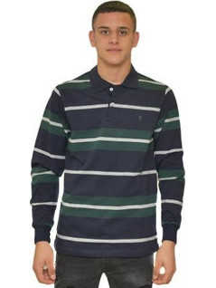 UNIQUE Ανδρική Μπλούζα Polo Μακρυμάνικη Navy Μπλε Κυπαρισσί 2000