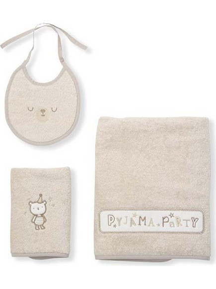 Funna Baby Pyjama Σετ Βρεφικές Πετσέτες 3τμχ