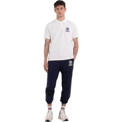 Franklin & Marshall Ανδρική Μπλούζα Polo Κοντομάνικη Λευκή JM6005.000.3005P01-219-9