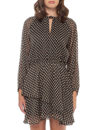 Pepe Jeans Salina Mini Φόρεμα για Γάμο / Βάπτιση Μαύρο PL953605-880