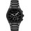 Armani Exchange Rafael Ανδρικό Ρολόι Χρονογράφος με Μαύρο Μεταλλικό Μπρασελέ AX4183