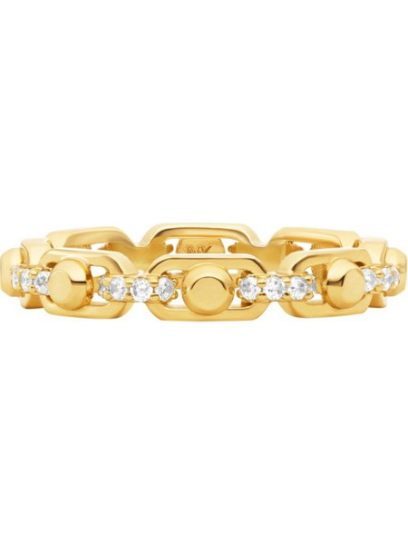 Michael Kors Astor Γυναικείο Δαχτυλίδι από Ασήμι Επιχρυσωμένο με Ζιργκόν MKC1740CZ710