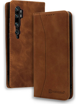Bodycell PU Leather Book Brown (Xiaomi Mi Note 10 / Mi Note 10 Pro)