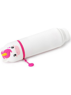 Legami Kawaii Unicorn Κασετίνα Βαρελάκι Λευκή KA0012