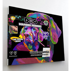 Splat Planet Dog Καμβάς Diamond Painting Kit 30x40cm SP-DM-DOG