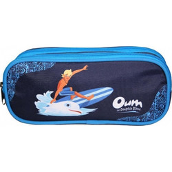Bagtrotter Oum Le Dauphin Κασετίνα Βαρελάκι Navy Μπλε 37154------2