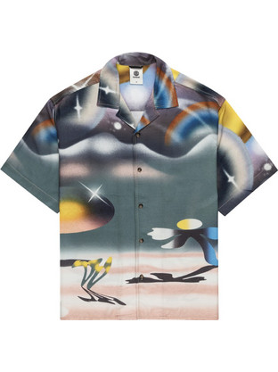 Element Ανδρικό Πουκάμισο Κοντομάνικο Overshirt Πολύχρωμο ELYWT00118-GMW7