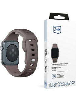 3mk Λουράκι Σιλικόνης Taupe (Apple Watch 38 / 40 / 41mm)