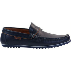 Commanchero Ανδρικά Μοκασίνια Loafers Δερμάτινα Navy Μπλε 8111-727