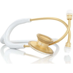 MDF Instruments Acoustica (R) Καρδιολογικό Στηθοσκόπιο με Διπλό Κώδωνα White Gold