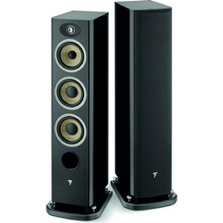 Focal Aria Evo X No2 Ζεύγος Ηχείων Hi-Fi Δαπέδου 250W 3 Δρόμων Black High Gloss