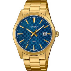 Casio Ανδρικό Ρολόι με Χρυσό Μεταλλικό Μπρασελέ MTP-VD03G-2A