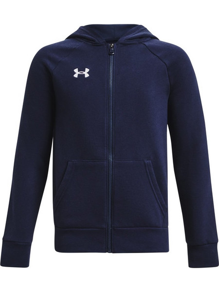 Under Armour Παιδική Ζακέτα Φούτερ με Κουκούλα και Φερμουάρ Navy Μπλε 1379794-410
