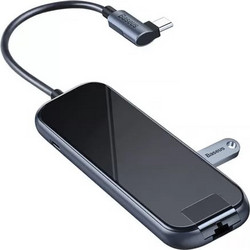 Baseus CAHUB-DZ0G USB-C Docking Station με HDMI 4K PD Ethernet