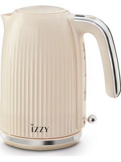 Izzy IZ-3021 Vintage Ανοξείδωτος Βραστήρας 1.7lt 2200W Μπεζ