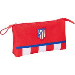 Safta Atletico Madrid Κασετίνα με 3 Θήκες Κόκκινη 812485744