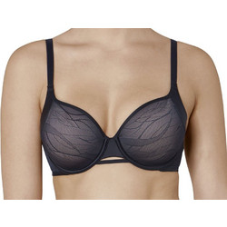 Triumph Airy Sensation Σουτιέν για Βαθύ Ντεκολτέ Push Up με Μπανέλα Μαύρο 10167696-0004