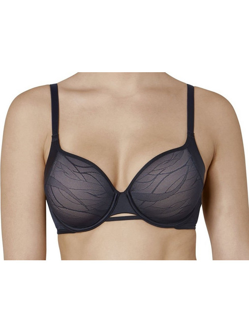Triumph Airy Sensation Σουτιέν για Βαθύ Ντεκολτέ Push Up με Μπανέλα Μαύρο 10167696-0004
