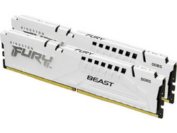 Kingston Fury Beast 64GB (2X32GB) DDR5 RAM 6000MHz C30 White