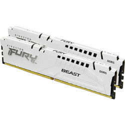 Kingston Fury Beast 64GB (2X32GB) DDR5 RAM 6000MHz C30 White