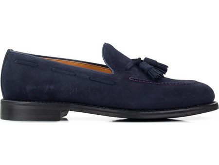 Berwick Ανδρικά Μοκασίνια Loafers Καστόρινα Navy Μπλε 4949