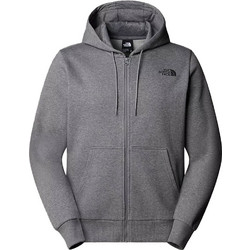 The North Face Simple Dome Full Zip Ανδρική Ζακέτα Φούτερ με Κουκούλα Ανθρακί NF0A89FD-DYY