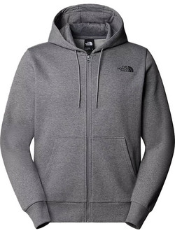 The North Face Simple Dome Full Zip Ανδρική Ζακέτα Φούτερ με Κουκούλα Ανθρακί NF0A89FD-DYY