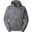 The North Face Simple Dome Full Zip Ανδρική Ζακέτα Φούτερ με Κουκούλα Ανθρακί NF0A89FD-DYY