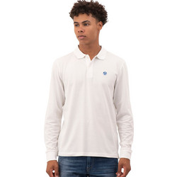 North Sails Ανδρική Μπλούζα Polo Μακρυμάνικη Λευκή 692403-0101