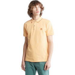 Timberland Ανδρική Μπλούζα Polo Κοντομάνικη Κίτρινη TB0A26NFCL8