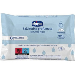 Chicco Μωρομάντηλα Χωρίς Οινόπνευμα & Parabens 16τμχ