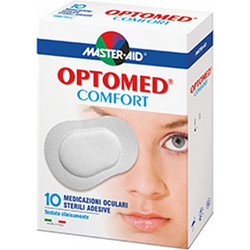 Master Aid Optomed Comfort Οφθαλμικά Επιθέματα Λευκά 100x72mm 10τμχ