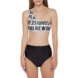 Ice Play Bikini Set με Έναν Ώμο Μαύρο Λευκό 23EU2M160006952