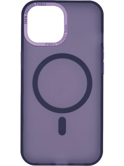 Sonique Magnetic Magmatte Back Cover Purple (iPhone 13 Pro Max)