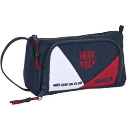 Safta F.C. Barcelona Corporativa Κασετίνα με 2 Θήκες Navy Μπλε Μπορντό 412225917