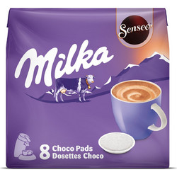 Senseo Κάψουλες Σοκολάτα Milka Συμβατές με Μηχανή E.S.E Pod 8τμχ