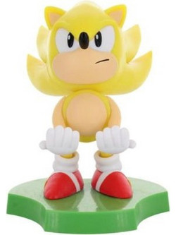 EXG Cable Guys HDHMSG400608 SEGA Super Sonic The Hedgehog Βάση Κινητού για Γραφείο Πολύχρωμη