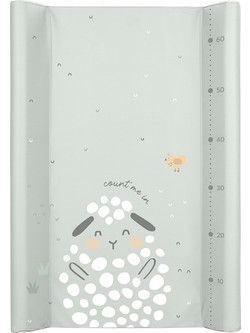 KikkaBoo Sleepy Sheep Μαλακή Αλλαξιέρα Μωρού Πλαστική 80x50cm Πράσινο Mint