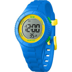 Ice Watch Ψηφιακό Ανδρικό Ρολόι με Γαλάζιο Καουτσούκ Λουράκι IC021615