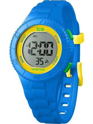 Ice Watch Ψηφιακό Ανδρικό Ρολόι με Γαλάζιο Καουτσούκ Λουράκι IC021615