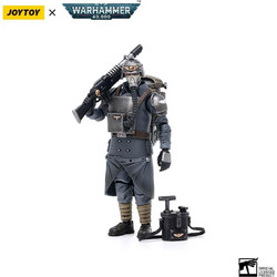JOY TOY Warhammer 40000 Astra Militarum Death Korps Of Krieg Veteran Squad Guardsman Demolitions Specialist 10cm