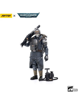JOY TOY Warhammer 40000 Astra Militarum Death Korps Of Krieg Veteran Squad Guardsman Demolitions Specialist 10cm