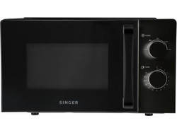 Singer MW20BLP70 Φούρνος Μικροκυμάτων 20lt Μαύρος