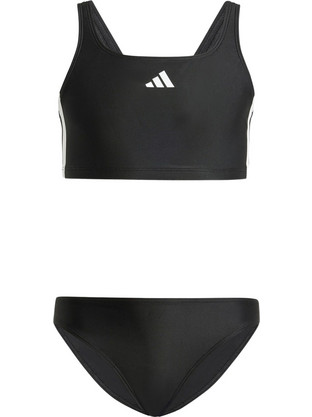 Adidas 3-Stripes V-Back Αθλητικό Γυναικείο Μαγιό Bikini Set Μαύρο JN6581