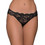 Milena By Paris Γυναικείο Sexy Brazil με Δαντέλα Μαύρο 8469